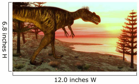 Megalosaurus Dinosaur Walking toward Wall Decal