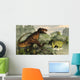 Tyrannosaurus Rex Fighting against Wall Decal