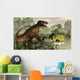 Tyrannosaurus Rex Fighting against Wall Decal