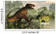 Tyrannosaurus Rex Fighting against Wall Decal