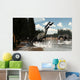 Two Suchomimus Dinosaurs Catch Wall Decal