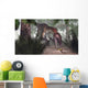 Utahraptor Dinosaur Hunting Gecko Wall Decal