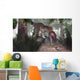 Utahraptor Dinosaur Hunting Gecko Wall Decal
