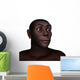 Male Homo Erectus Portrait Wall Decal