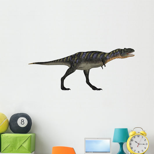 Aucasaurus Dinosaur White Wall Decal Design 1