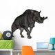 Brontotherium White Wall Decal Design 2