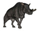 Brontotherium White Wall Decal Design 2