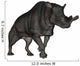 Brontotherium White Wall Decal Design 2
