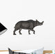 Brontotherium White Wall Decal Design 1