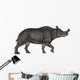 Brontotherium White Wall Decal Design 1