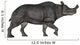 Brontotherium White Wall Decal Design 1