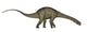 Uberabatitan Dinosaur White Wall Decal Design 3