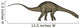 Uberabatitan Dinosaur White Wall Decal Design 3