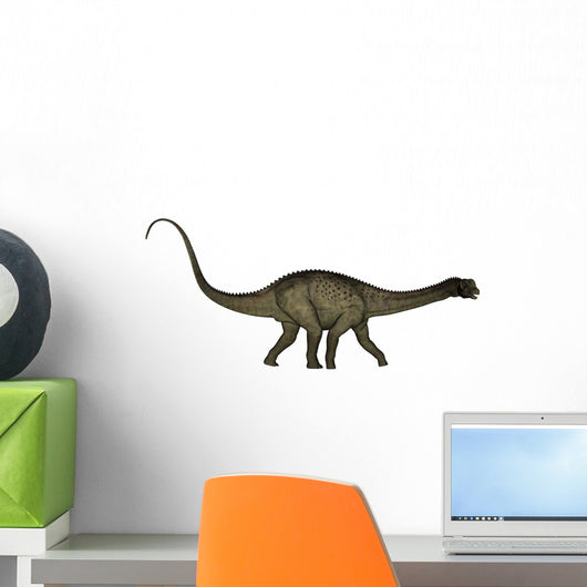 Uberabatitan Dinosaur White Wall Decal Design 1