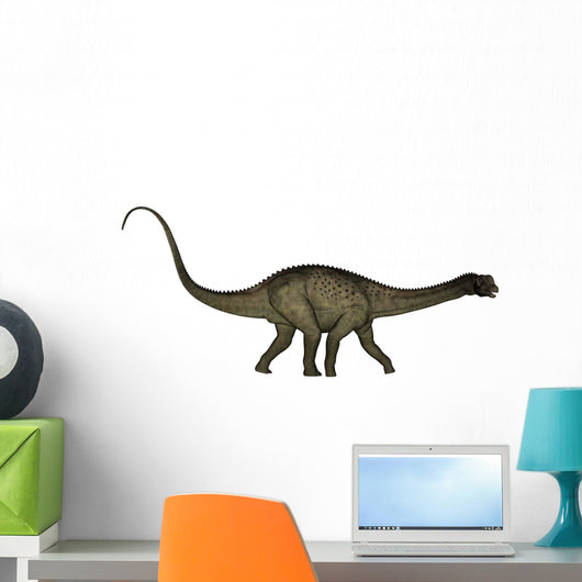 Uberabatitan Dinosaur White Wall Decal Design 1