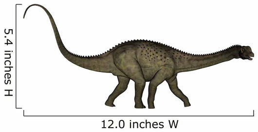 Uberabatitan Dinosaur White Wall Decal Design 1