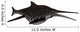 Shonisaurus Marine Reptile Fish Wall Decal