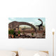 Diplodocus Dinosaurs Grazing near Wall Decal
