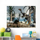 Caudipteryx Dinosaur Walking among Wall Decal