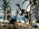 Caudipteryx Dinosaur Walking among Wall Decal