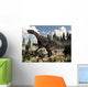 Iguanodon Dinosaur Roaring Wall Decal