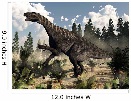 Iguanodon Dinosaur Roaring Wall Decal