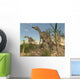 Two Saurolophus Dinosaurs Walking Wall Decal