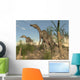 Two Saurolophus Dinosaurs Walking Wall Decal