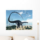Apatosaurus Dinosaur Walking Desert Wall Decal Design 1
