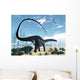 Apatosaurus Dinosaur Walking Desert Wall Decal Design 1