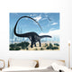 Apatosaurus Dinosaur Walking Desert Wall Decal Design 1