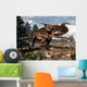 Two Einiosaurus Dinosaurs Walking Wall Decal