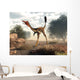 Mononykus Dinosaur Walking Desert Wall Decal