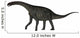 Jobaria Dinosaur White Wall Decal Design 2
