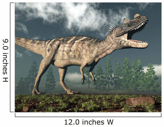 Ceratosaurus Dinosaur Roaring Wall Decal Design 1