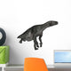 Iguanodon Dinosaur Running White Wall Decal
