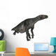 Iguanodon Dinosaur Running White Wall Decal