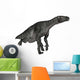 Iguanodon Dinosaur Running White Wall Decal