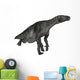 Iguanodon Dinosaur Running White Wall Decal
