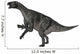 Iguanodon Dinosaur Rearing up Wall Decal