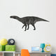 Iguanodon Dinosaur White Wall Decal Design 1
