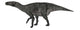 Iguanodon Dinosaur White Wall Decal Design 1