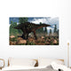 Miragaia Dinosaur Walking near Wall Decal
