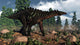 Miragaia Dinosaur Walking near Wall Decal
