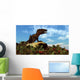 Nanotyrannus Dinosaur Resting Rock Wall Decal