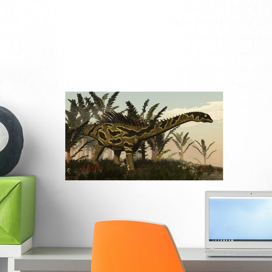 Agustinia Dinosaur Walking amongst Wall Decal