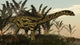 Agustinia Dinosaur Walking amongst Wall Decal