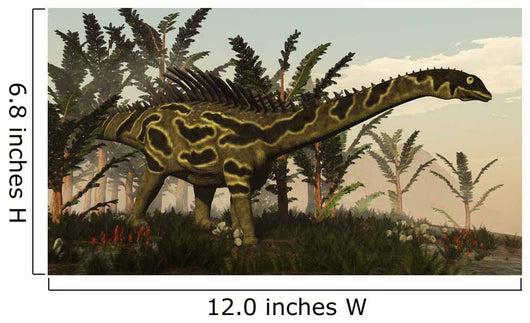 Agustinia Dinosaur Walking amongst Wall Decal