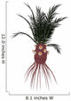 Cycadeoidea Prehistoric Plant Wall Decal