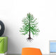 Araucaria Prehistoric Tree Wall Decal